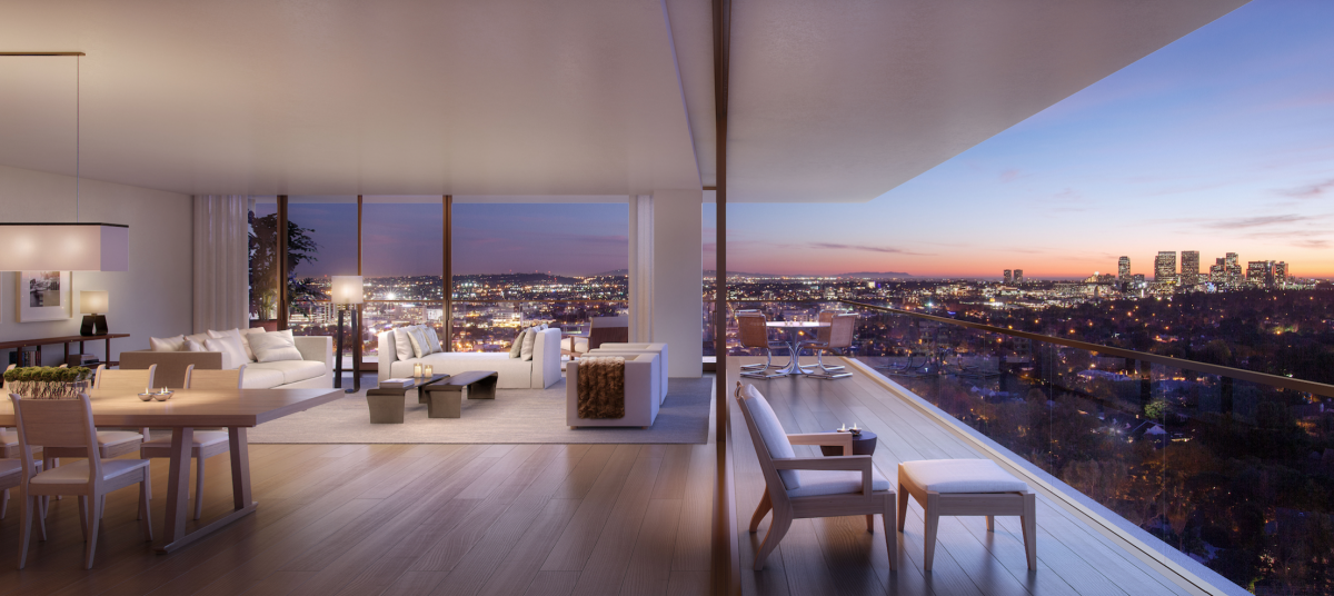 Los Angeles Downtown Penthouse With City Horizon Views